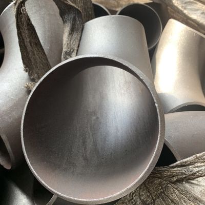 पाइपलाइन के लिए 4 इंच 90 डिग्री एल्बो टी स्टील ASME B16.9 ASME 16.28